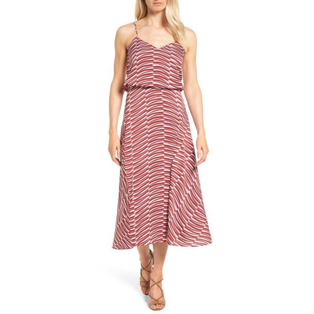 Classiques Entier Blouson Silk A-Line Dress